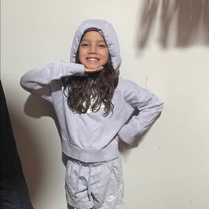 Nike Kids Matching Set in Light Purple